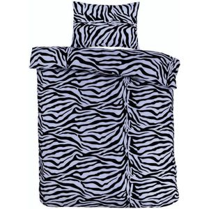 Husch - Zebra - 140 x 220/220 - Zebraprint - Zwart/wit