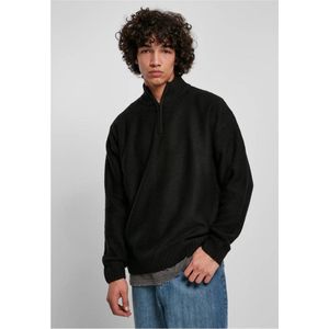 Urban Classics - Knit Troyer Sweater/trui - 4XL - Zwart