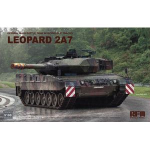 1:35 Rye Field Model 5108 German Main Battle Tank Leopard 2 A7 Plastic Modelbouwpakket