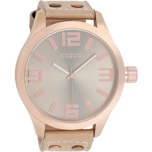 OOZOO Timepieces C1101 - Horloge - Zand - 51 mm