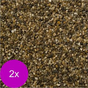 Vdl Aquariumgrind 1-2 Mm - Aquarium - Siergrind - 2 x 10 kg Donker