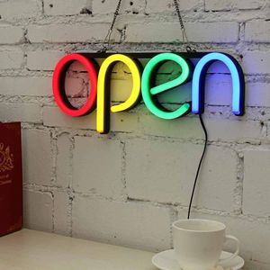 Premium Led Sign Open - LED bord: ""OPEN"" - Hoge Kwaliteit - Pub, Bar, Club - Neon Licht Reclamebord - Kleurrijk