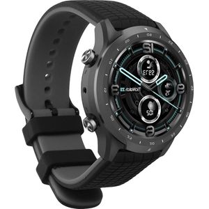 kwmobile horlogebandje compatibel met Ticwatch Pro 3 Ultra/Pro 3 / S2 / GTX - zwart grijs - horlogeband voor activity tracker - vervangende polsband .
