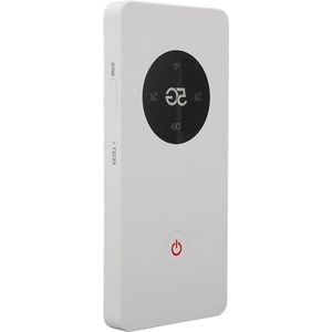 Mobiele WiFi router - 5G Mobiele Hotspot router met Nano simkaartsleuf - 277 Gbps DL - 125 Gbps UL - Ondersteunt 16 Apparaten - 8000 MAh Batterij - Pocket WiFi voor Onderweg .