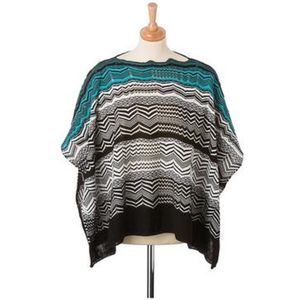 Missoni Poncho Leonie 70x70cm turquoise