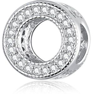 Zilveren bedel Elegante ring