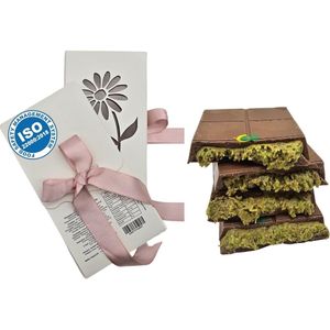 Luxury Bites – Dubai Chocolade 210g – Handgemaakte Belgische Chocolade – Pistache – Kadayif-Halal