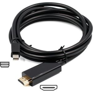 XIB Mini Displayport / Thunderbolt naar HDMI male kabel 1.8m - Zwart