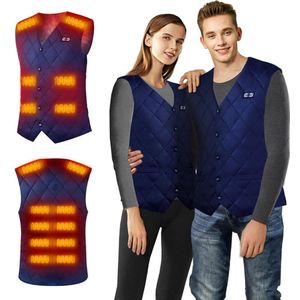 Equivera verwarmde trui Verwarmde jassen voor heren - USB verwarmd vest elektrisch - verwarmde bodywarmer heren dames - warmtevest wasbaar - verwarmde kleding met 3 niveaus warmte-instellingen voor buitenskiën