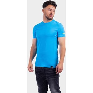 Dsquared2 Sleeve Logo T-Shirt Heren Lichtblauw - Maat: S