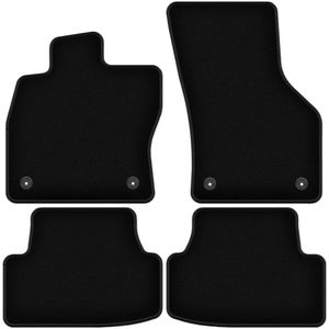 BASIC zwarte veloursmatten voor: Volkswagen eGolf hatchback (2014-2019)