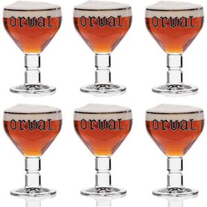 Orval Bierglas 330 ml - 6 Stuks