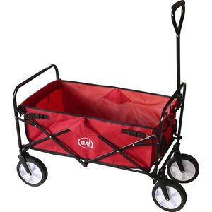 AXI AB100 Opvouwbare Bolderwagen in Rood - Bolderkar - Eenvoudig mee te nemen - Max. 80kg - Metaal