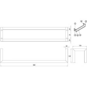 Loft Handdoekrek X 12.5 Cm