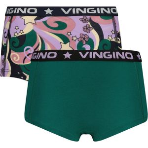 Vingino meiden ondergoed 2-pack boxers Retro Dark Forest