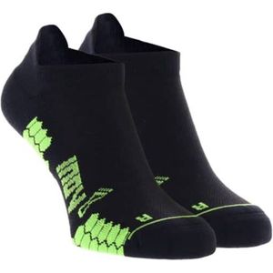 Trailfly Sock Low Zwart/Groen Hardloopsokken Laag