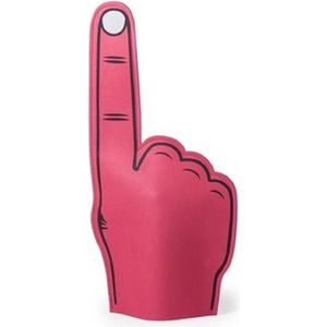 Foam hand vinger rood 25 x 50 cm - Fan/supporters aanwijs hand artikelen