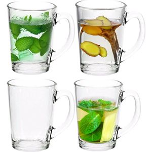 Luminarc Theeglas - 8x - transparant - glas - 8 x 11 cm - 320 ml - hittebestendig