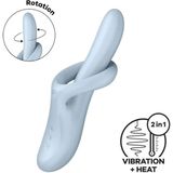 Satisfyer - Heat Flex 4 - Verwarmende Rabbit Vibrator - Lichtblauw