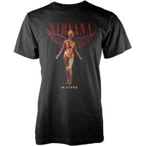 Nirvana Heren Tshirt -L- In Utero Zwart