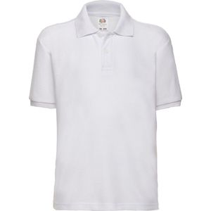 Fruit of the Loom Kinderen/Kinderen Unisex 65/35 Pique Polo Shirt (Wit)