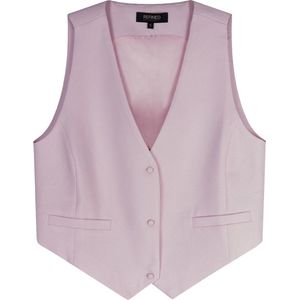 Refined Department Vest Emili Ladies Woven Gilet R2407663450 300 Soft Pink Dames Maat - XS