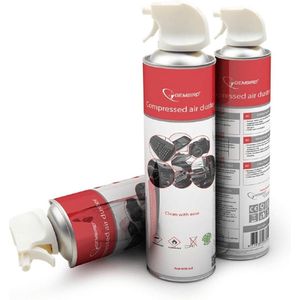 6x Gembird spuitbus met perslucht (set van 6 stuks à 600ml/stuk)