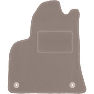 Beige bestuurdersmat voor: Peugeot 5008 I crossover (2009-2017)