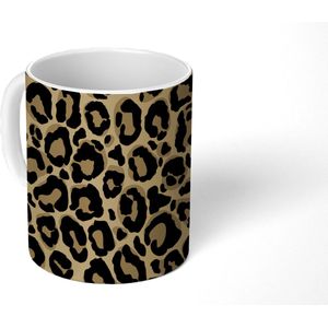 Mok - Koffiemok - Panterprint - Patronen - Luipaard - Patronen - Mokken - 350 ML - Beker - Koffiemokken - Theemok