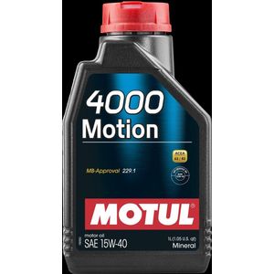 MOTUL 4000 Motion 15W40 Motorolie - 1L