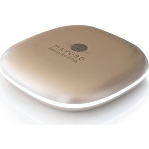 Reismake-up spiegel met LED-verlichting en oplaadbare batterij - 1x/10x vergroting, compact en opvouwbaar