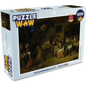 Puzzel De Boerenbruiloft - Jan Steen - Legpuzzel - Puzzel 500 stukjes