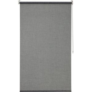 INSPIRE - zijrolgordijn zonwering PUEBLA - PARIS - B.90 x H.250 cm - grijs - warmte-isolerend - raamgordijn