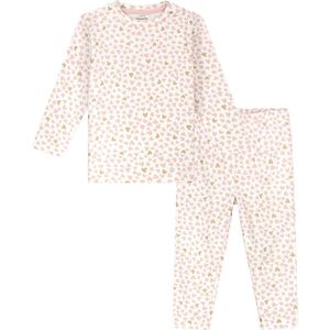 Prénatal Pyjama Meisje Maat 80 - Pyjama Kinderen Meisje - Kinderkleding Meisjes - Ivoor Wit