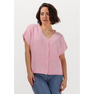 Ydence Cardigan Amelie Truien & vesten Dames - Sweater - Hoodie - Vest- Lichtroze - Maat L