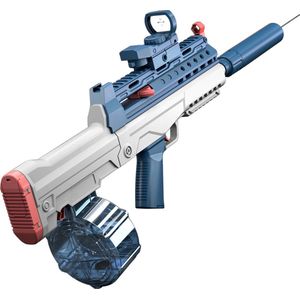 Assault Rifle - Elektrische Waterpistool - Automatische Waterpistool - Water Gun - Waterspeelgoed - Elektrisch & Automatisch - Oplaadbaar - Buitenspeelgoed - Zwembad - Tuin - Vakantie - Blauw