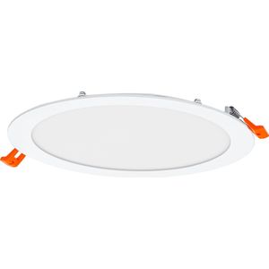 LEDVANCE Downlight LED: voor plafond, RECESS SLIM DOWNLIGHT / 22 W, 22-…24- V, stralingshoek: 11-, Cool White, 4- K, body materiaal: polyprophylene (pp)/polyamid, IP2-