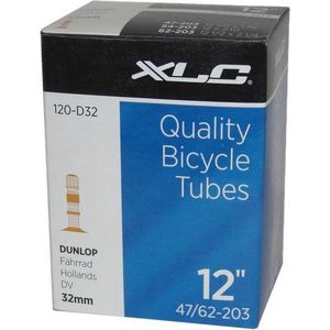 XLC VT-D12 Binnenband - 12 Inch - 47/62-203 - Dunlop Ventiel - Geschikt voor kinderfietsen