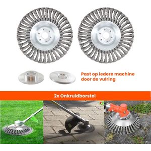 Kibani Onkruidborstel 20cm Per 2