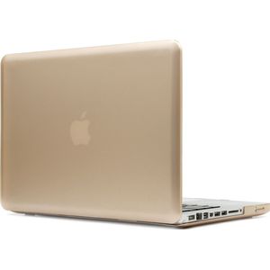Mobigear - Laptophoes geschikt voor Apple MacBook Pro 13 Inch (2012-2015) Hoes Hardshell Laptopcover MacBook Case | Mobigear Metallic - Goud - Model A1425 / A1502