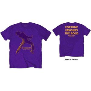 Queen - Fortune Heren T-shirt - XXL - Paars