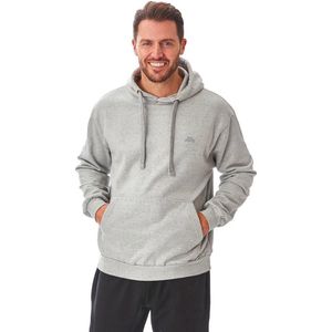 Zachte fleece trui met capuchon voor heren - Eco-vriendelijk en comfortabel lichtgrijs - X-Large