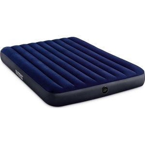 INTEX - luchtmatras - luchtbed - 152x203x25 cm - luchtbed 2 persoons - opblaasbaar matras - camping matras - comfortabel slapen - multifunctioneel matras - kampeeruitrusting - Intex product