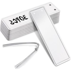 Inovra Plus - Aluminium plantenborden, set van 30 stuks, weerbestendige plantenbordjes met metaaldraad voor buiten tuin - plantenetiketten, plantenstekers.