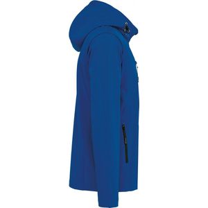 Kariban 3-laagse uniseks softshelljas met afneembare capuchon en mouwen K422 - Dark Royal Blue - M