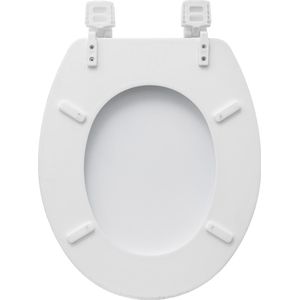 5Five Cotton Colors Toiletbril - 36x48x5cm - Wit