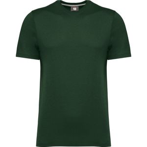 T-shirt Heren 4XL WK. Designed To Work Ronde hals Korte mouw Forest Green 65% Polyester, 35% Katoen