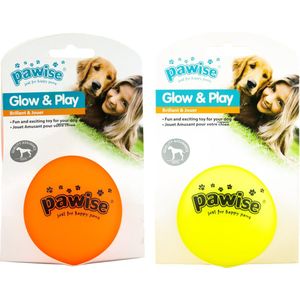 Pawise Luminous Ball hondenballen 8 cm diameter