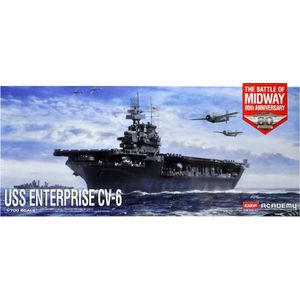 1:700 Academy 14409 USS Enterprise CV-6 - The Battle of Midway 80th Anniversary Plastic Modelbouwpakket