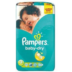 Pampers Baby Dry Maat 3 Jumbopak  68 stuks